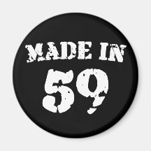 Fait en 1959 magnets pour réfrigérateur