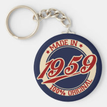 Fait en 1959 porte-clefs