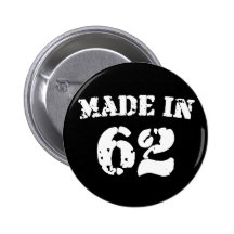 Fait en 1962 badges avec agrafe