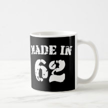Fait en 1962 mugs à café