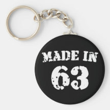 Fait en 1963 porte-clef