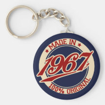 Fait en 1967 porte-clé