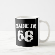 Fait en 1968 tasses à café