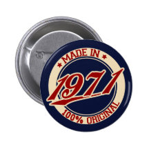 Fait en 1971 badge avec épingle