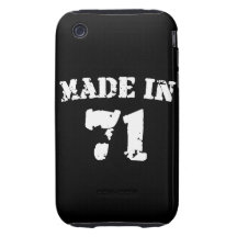 Fait en 1971 coque tough iPhone 3