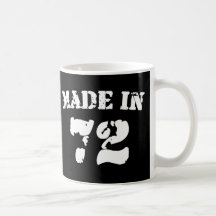 Fait en 1972 mugs