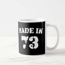 Fait en 1973 tasse à café