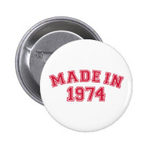 Fait en 1974 pin's