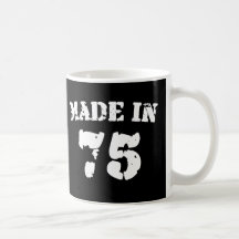 Fait en 1975 mugs à café