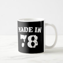 Fait en 1978 tasse à café