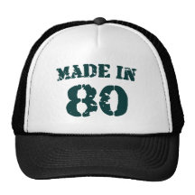 Fait en 1980 casquettes