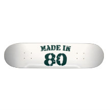 Fait en 1980 planches à roulettes customisées
