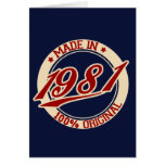 Fait en 1981 carte