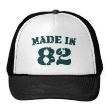 Fait en 1982 casquettes