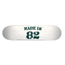 Fait en 1982 skateboards customisés