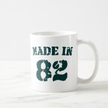 Fait en 1982 tasses