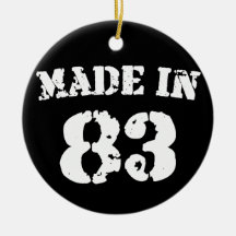 Fait en 1983 décorations de noël