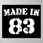 Fait en 1983 posters