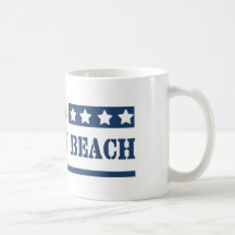 Fait en plage de Boynton Tasse