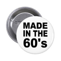 Fait pendant les années 60 - anniversaire pin's
