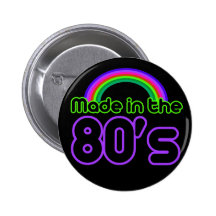 Fait pendant les années 80 badges