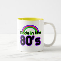 Fait pendant les années 80 mug à café