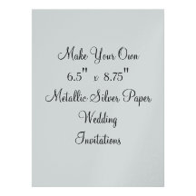 Faites à vos propres invitations de mariage 6,5" x