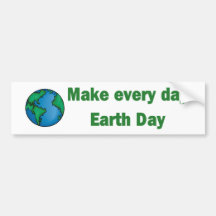 Faites chaque jour de la terre de jour adhésifs pour voiture