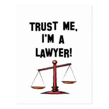 Faites- confiancemoi Im un avocat Cartes Postales