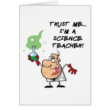 Faites- confiancemoi… Je suis un professeur de Sci Cartes De Vœux
