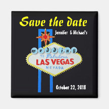 Faites gagner la date à Las Vegas Aimant