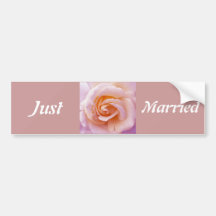 Faites gagner la date avec le rose et le jardin de autocollant pour voiture
