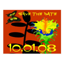 Faites gagner la date - - - - customisé cartes postales
