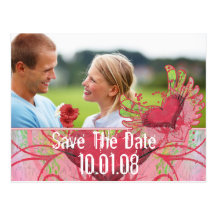 Faites gagner la date - des coeurs et des remous carte postale