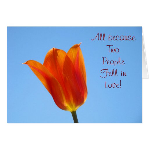 Faites gagner la date ! Fleur de tulipe de ciel bl