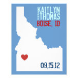Faites gagner la date - personnalisable - l'Idaho Invitation