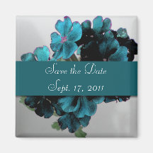 Faites gagner la date, turquoise aimant pour réfrigérateur