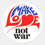 Faites la guerre d'amour pas adhésif