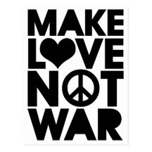 FAITES LA GUERRE D'AMOUR PAS CARTES POSTALES