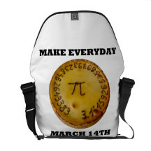 Faites le 14 mars quotidien (pi sur un tarte) sacoche