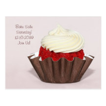 Faites le velours rouge Cupcak de carte postale de