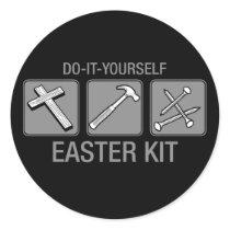 faites-le vous-même kit de Pâques autocollants