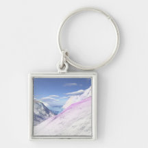 Falaises d'arc-en-ciel porte-clefs