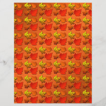 Fall autumn leaves flyers