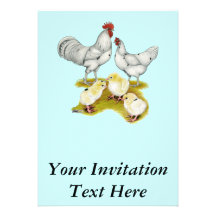 Famille de blanc d'Austra Cartons D'invitation