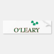Famille d'O'Leary Autocollants Pour Voiture