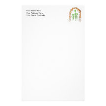 Famille étrangère papier à lettre customisable