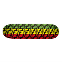 Famille étrangère "visages de vol " skateboards personnalisés