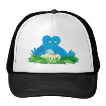 Famille heureuse casquette