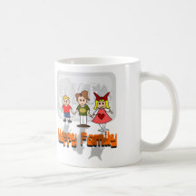 Famille heureuse mug